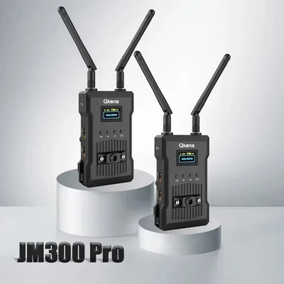 200M Wireless HDMI Extender Video Transmitter and Receiver with Battery Slot for