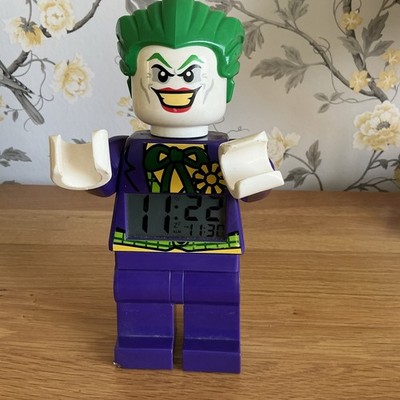 Lego DC Super Heroes The Joker Mini Figur Wecker Batman 9,5 cm selten