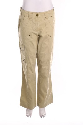 basic line casual wear Hose aufgesetzte Taschen UK 20 = D 46 beige NEU