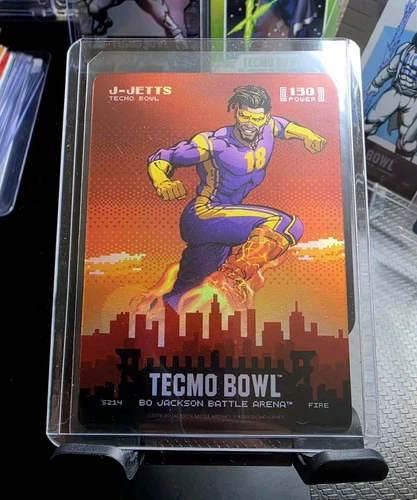 Tecmo Bowl Bo Jackson Battle Arena Fire Skyline J-Jetts #S214