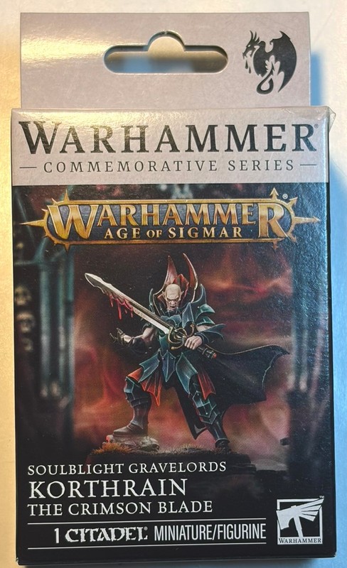 Warhammer Age of Sigmar Soulblight Gravelords Korthrain the Crimson Blade