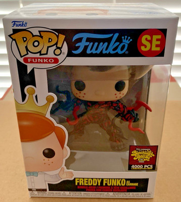 Freddy Funko as CARNAGE SE SDCC 2022 Blacklight Battle LE 4000 PCS *sml box dmg*