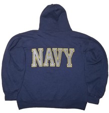 Vintage Soffe United States Navy Hoodie USA MADE 90s Military Sz M