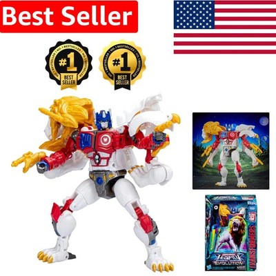 Evo-Fusion Maximal Leo Prime Action Figure - 7-Inch Transforming Toy for Ages 8+