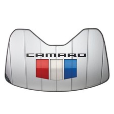 Chevrolet Camaro Windshield Sunshade   Accordion Style Folding Shield Logo