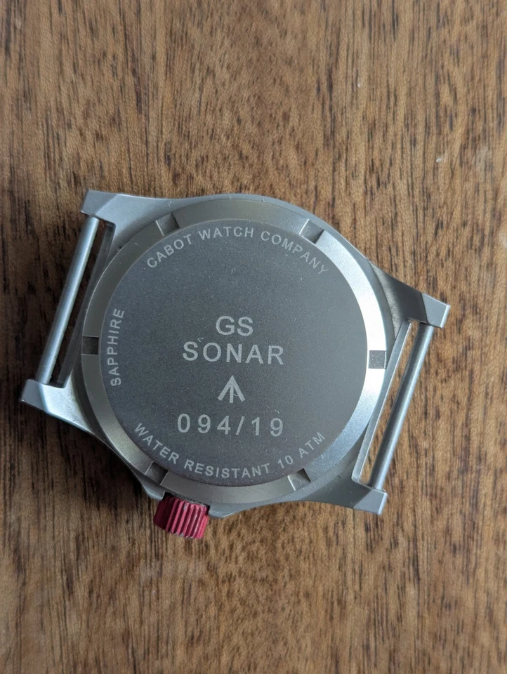 RARISSIMO OROLOGIO UOMO QUARZO MILITARE CWC GS SONAR 'MISSION IMPOSSIBLE' 094/19 - Immagine 4 di 4