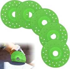 5 Pcs Rock Slab Grinding Disc, 4.5 Inch Glass Cutting Disc for Angle Grinder 1mm