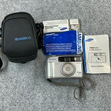 Samsung Maxima Zoom 80TI Point Shoot Film 35mm Camera w/ Manual Tested Works