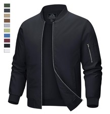 Mens Varsity Bomber Jackets Lightweight Baseb...