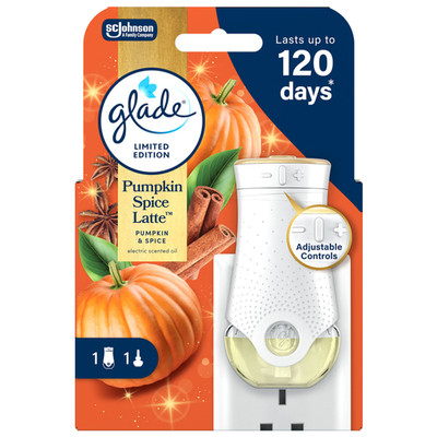 Glade Electric Plugins Duftöl Nachfüller Lufterfrischer Pumpkin Spice Latte 20ml