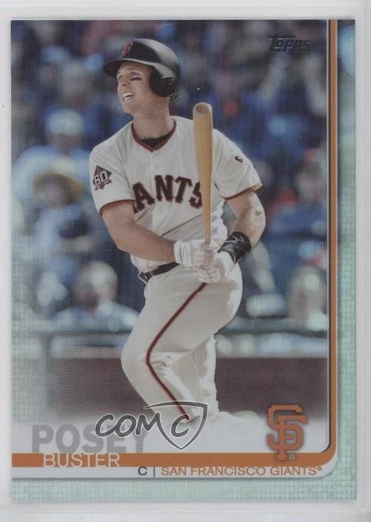 2019 Topps Rainbow Foil Buster Posey #157 rj1