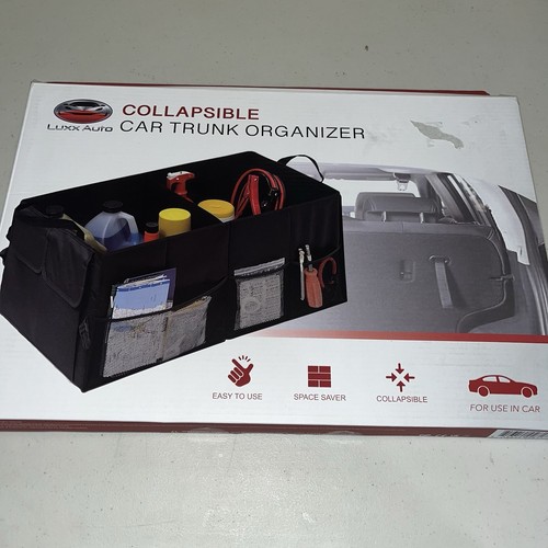 Luxx Auto Collapsible Car Trunk Organizer New