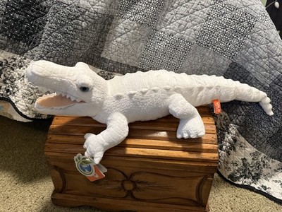 Wild Republic Plush White Albino Alligator Blue Eyes 23'' With Tags