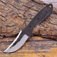 8'' 1095 High Carbon Steel Knife Blank Blade DIY Bushcraft Hunting Knife Making
