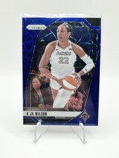 2024 Panini Prizm WNBA - A'ja Wilson #86 Blue Velocity Prizm