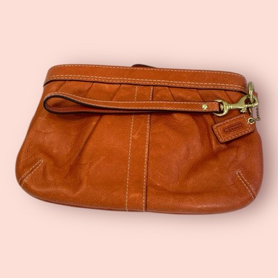 COACH Y2K Vintage Ergo Pleated Frame Kisslock Designer Satchel Bag