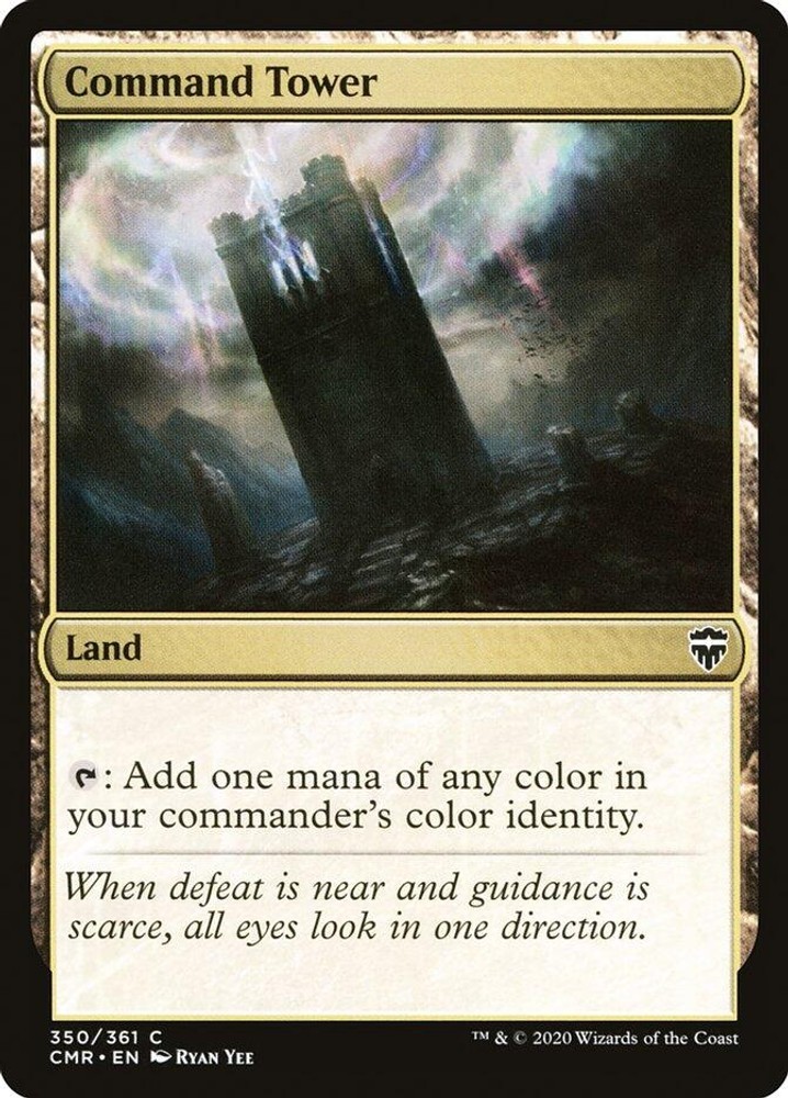 Command Tower #350 *Foil* (LP) Commander Legends (CMR) MTG