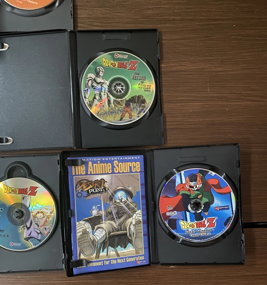 Dragon Ball Z Dvds Lot Of 6 Foto 4 de 4