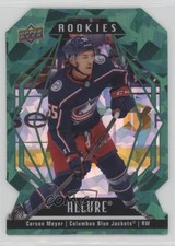2022 Upper Deck Allure Rookies Green Rainbow Die-Cut 4/99 Carson Meyer #118 10ua