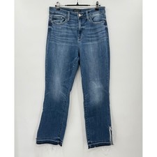 Judy Blue Women's Jeans Size 9 29 Straight Fit Blue Wash Distressed Ankle