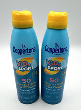 2 - Coppertone Kids Sport Sunscreen Water Resistant Spray SPF 50, 5.5 OZ 2025