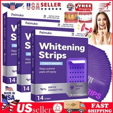 1-3Pcs Purple Teeth Whitening Strips   Peroxide Free  Enamel-Safe, 14 Count NEW