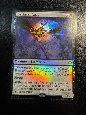 Darkstar Augur Bloomburrow LP Foil MTG