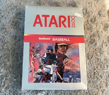 Excellent preowned Condition RealSports Baseball Atari 2600 Complete In Box