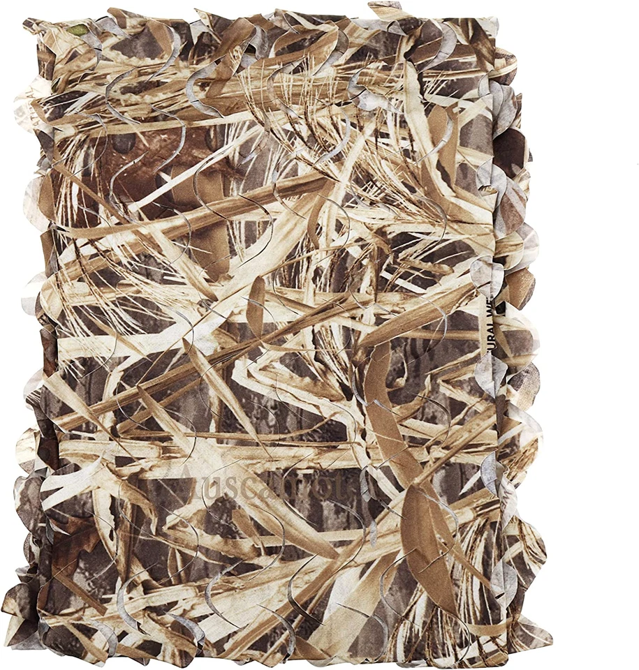 Red de camuflaje para pato material ciego suave silencioso hierba seca 5X20 pies Foto 2 de 4