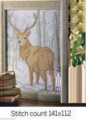 MONARCH OF THE GLEN     -    CROSS  STITCH   PATTERN  ONLY   R30M2