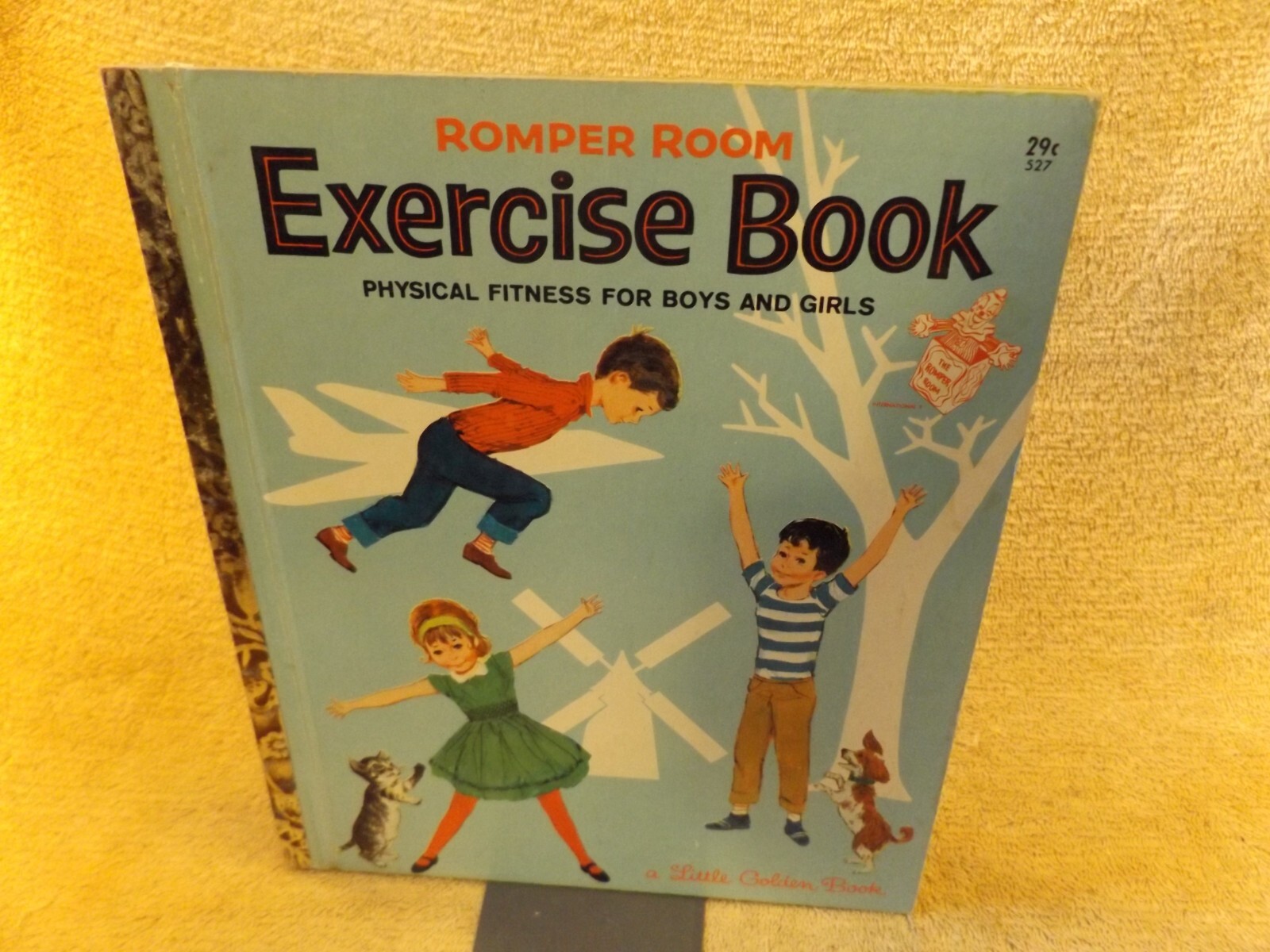 Romper Room EXERCISE BOOK a Little Golden Book by Nancy Claster 1964 hardcover-image