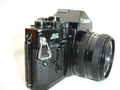 Canon A-1 35mm SLR Film Camera sn181885 With 50mm f/1.8 lens