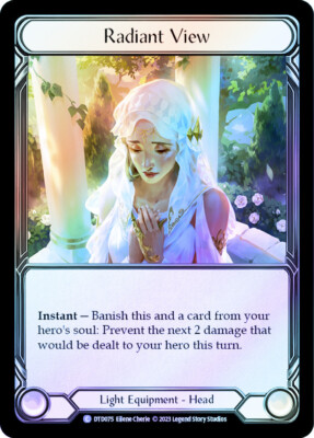 FAB  COLD FOIL  Radiant View  - Dusk till Dawn Card # 075