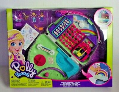NEW - Polly Pocket Polly & Shani RAINBOW DREAM PURSE Wearable Compact 887961828634 | eBay