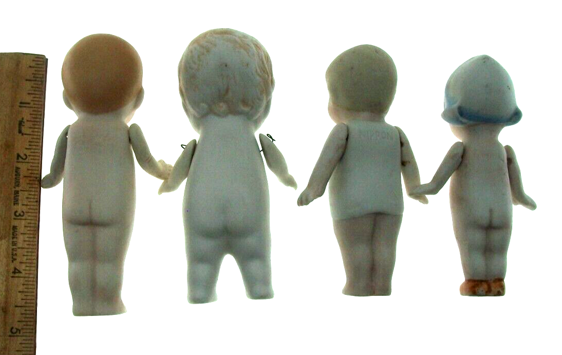 Antique Nippon All Bisque Dolls Jointed Arms Lot of 4 Japan eBay