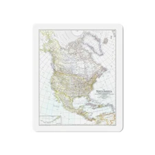 North America (1942) (Map) Refrigerator Magnet