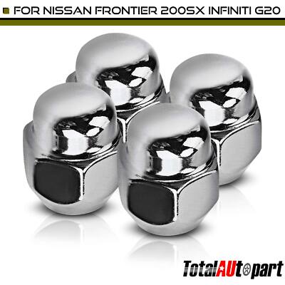 4pcs M12-1.25 Wheel Lug Nut for Nissan Versa Titan Frontier Infiniti M45 Q45 I30