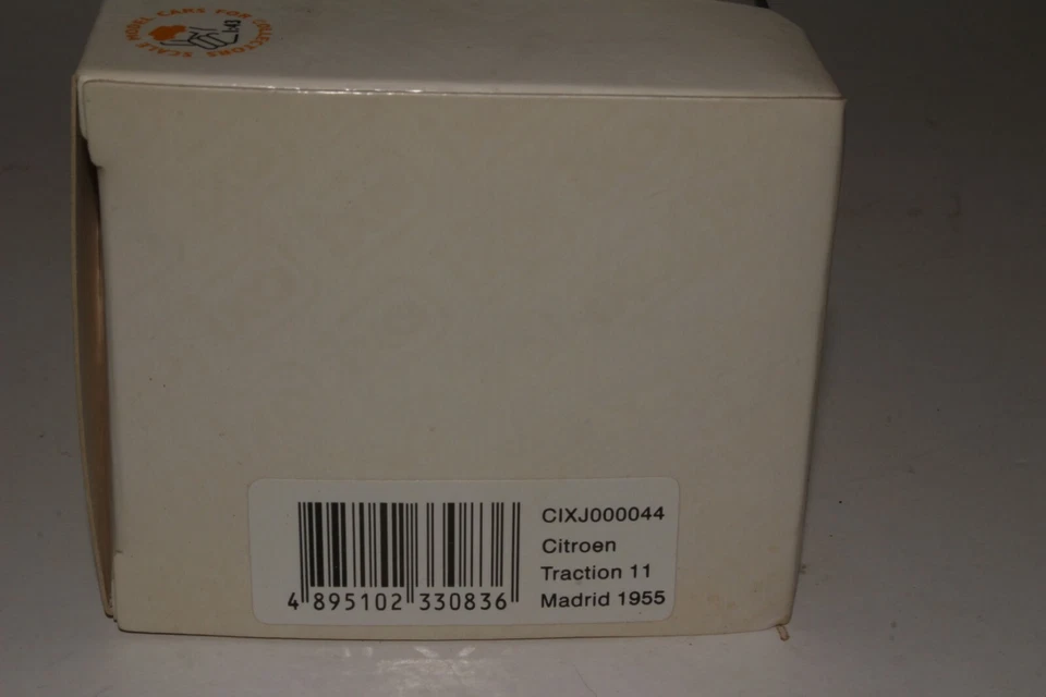 IXO 型号 1955 雪铁龙牵引 11 马德里出租车,1/43 比例盒装 — 第 4/4 张图片