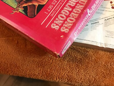 Dungeons and Dragons Basic Rules Red Box Set 1 1983 TSR 1011 d&d w