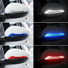 Carbon Fiber Car Side Mirror Warning Reflective Sticker Trim Auto Accessories