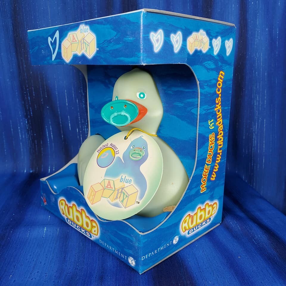 Baby Blue Boy Rubba Duck Rubber Duck Fall 2000 Release NIB Vintage