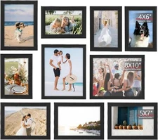 10 Pack Picture Frames Collage Wall Decor, Gallery Wall Frame Set for Wall