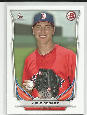 Jake Cosart Boston Red Sox 2014 Bowman Draft 