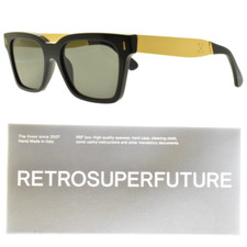 NEW RETROSUPERFUTURE X77 America Francis Black Square Full Rim Unisex Sunglasses