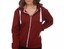 thumbnail 3 - Plain Hoodie Zipper Sweatshirt Hooded Zip Top Jacket Hoody Sweater Womens Ladies