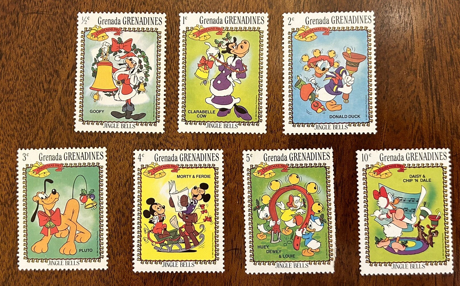Grenada Grenadines 1983 Set of 7 "Disney" SC 560566. MNH. Lot 03