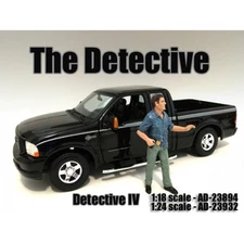"THE DETECTIVE #4" FIGURE FOR 1:24 SCALE MODELS BY AMERICAN DIORAMA 23932