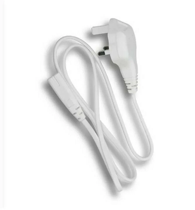 Netzkabel mit Stecker GB entgegen des Bildes in Schwarz z.b. ipl Gerät Tv PS3