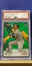 Dustin Fowler - 2018 Bowman's Best Green Refractor   PSA 10  
