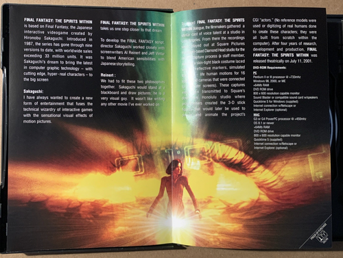 Final Fantasy: the Spirits Within (DVD, 2001) - Picture 7 of 14